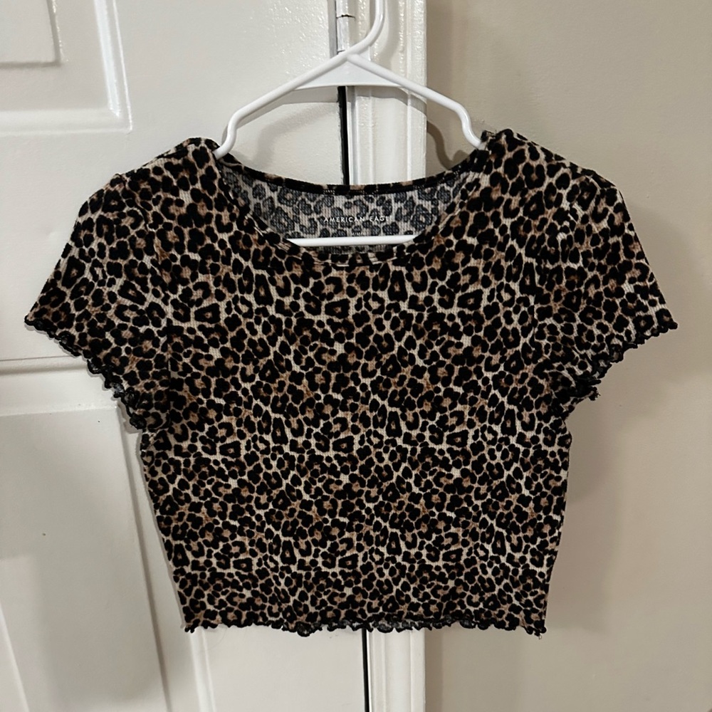 Cheetah crop top